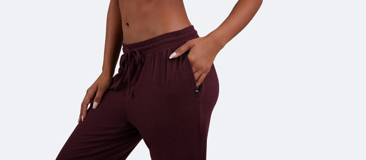 Women's Modal Jogger | Heather Wine