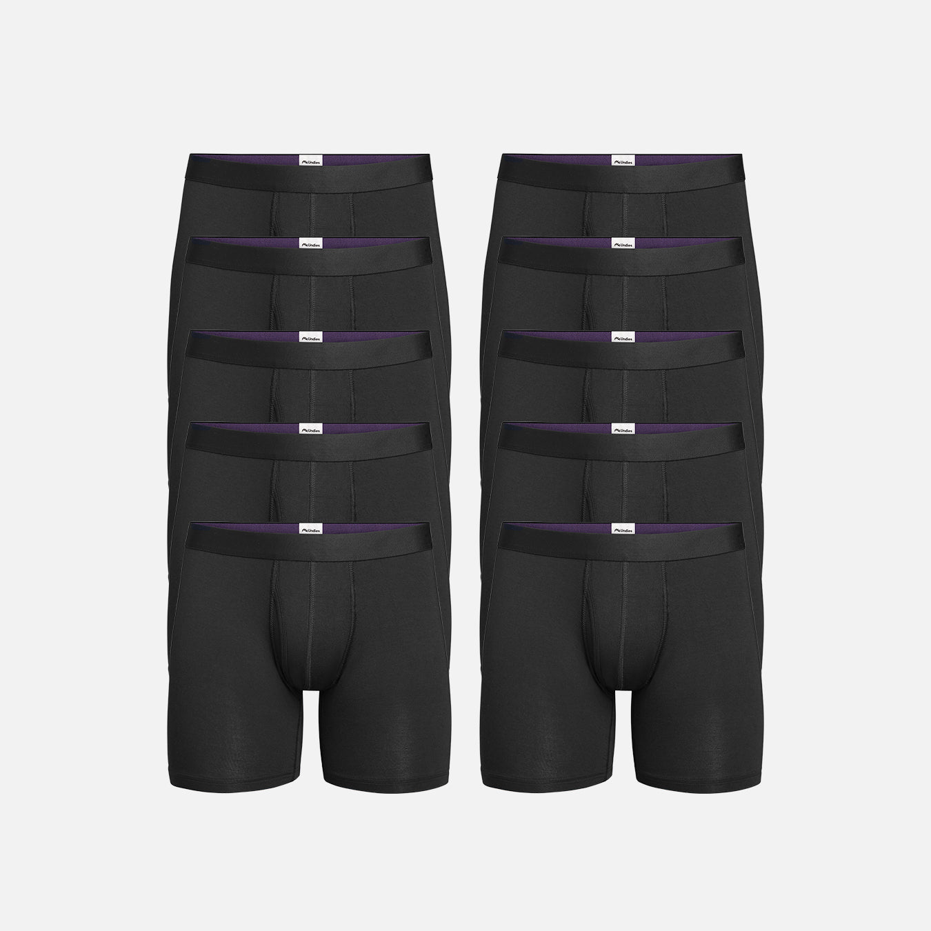 The Ball Caddy™ Boxer Brief w/ Fly 10-Pack | Black