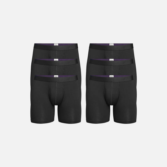 The Ball Caddy™ Boxer Brief w/ Fly 6-Pack | Black