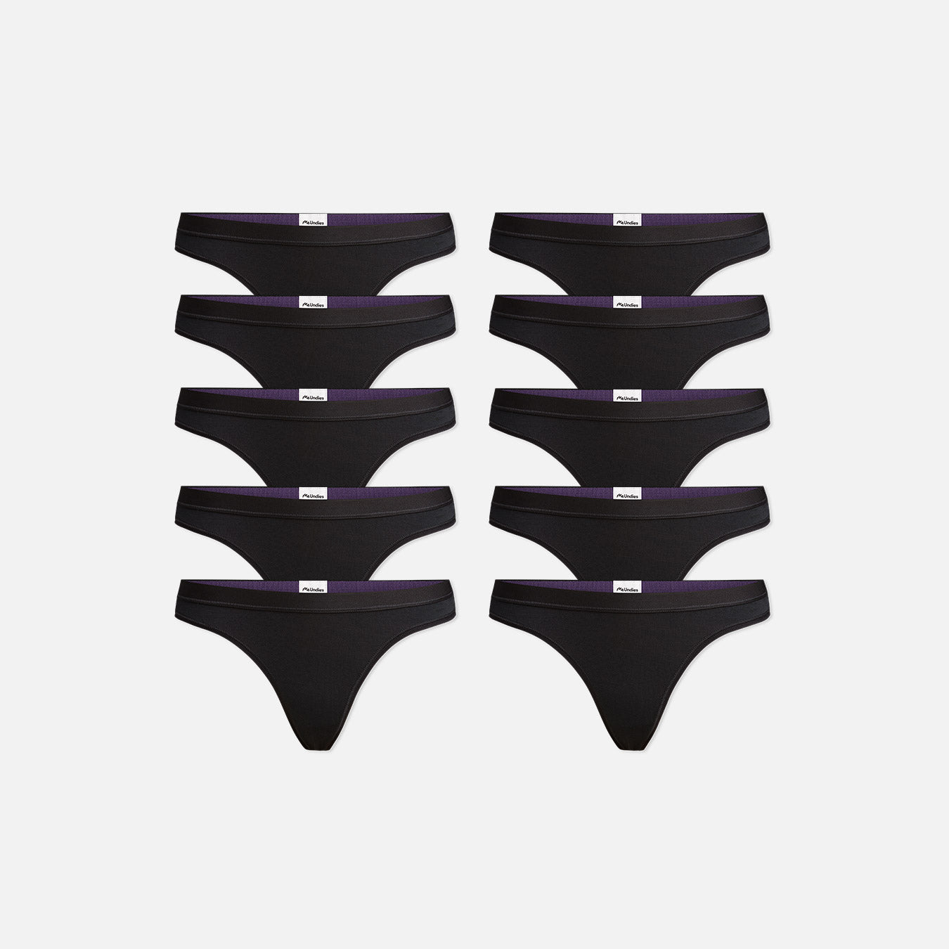 Thong 10-Pack | Black