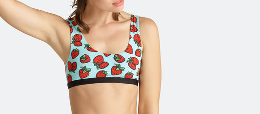 U-Back Bralette | Strawberries