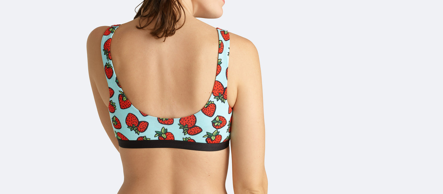 U-Back Bralette | Strawberries