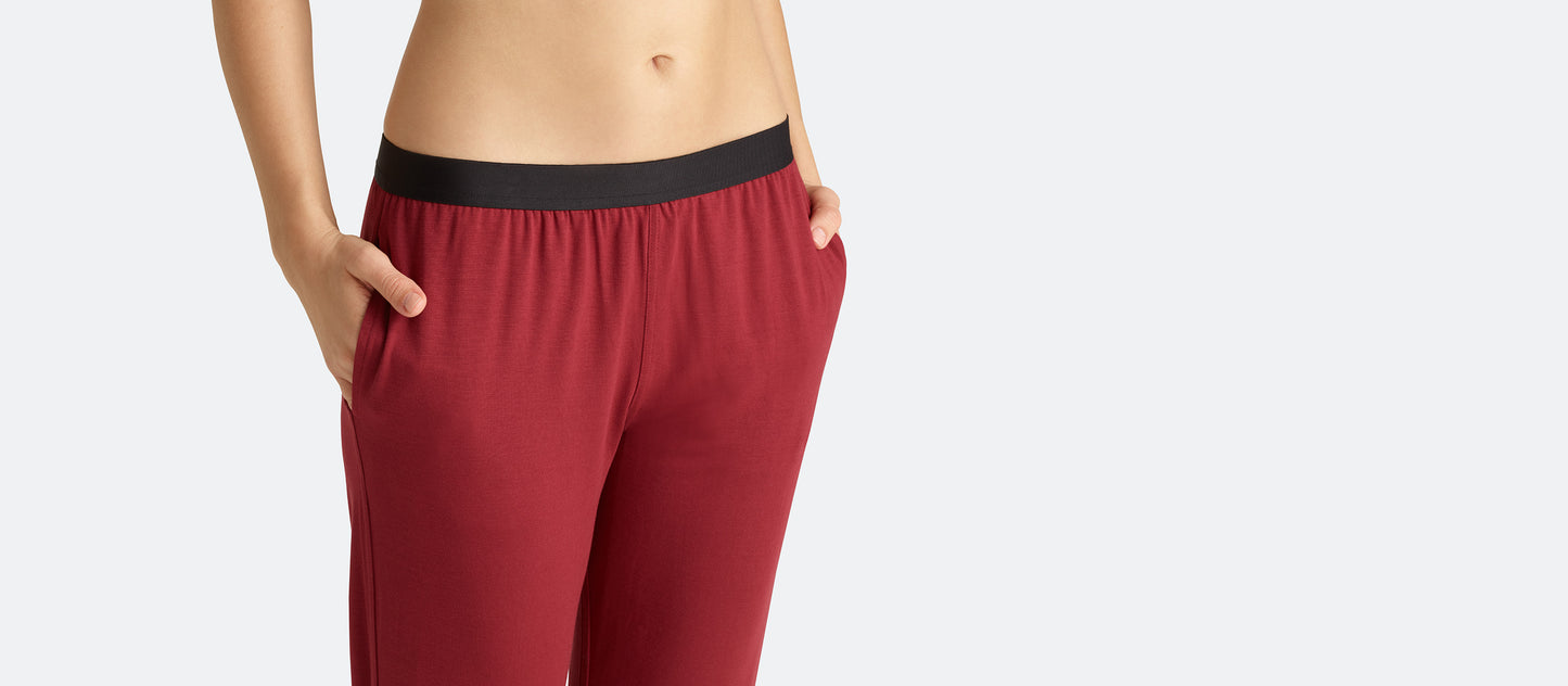 Women's Lounge Pants | Cabernet