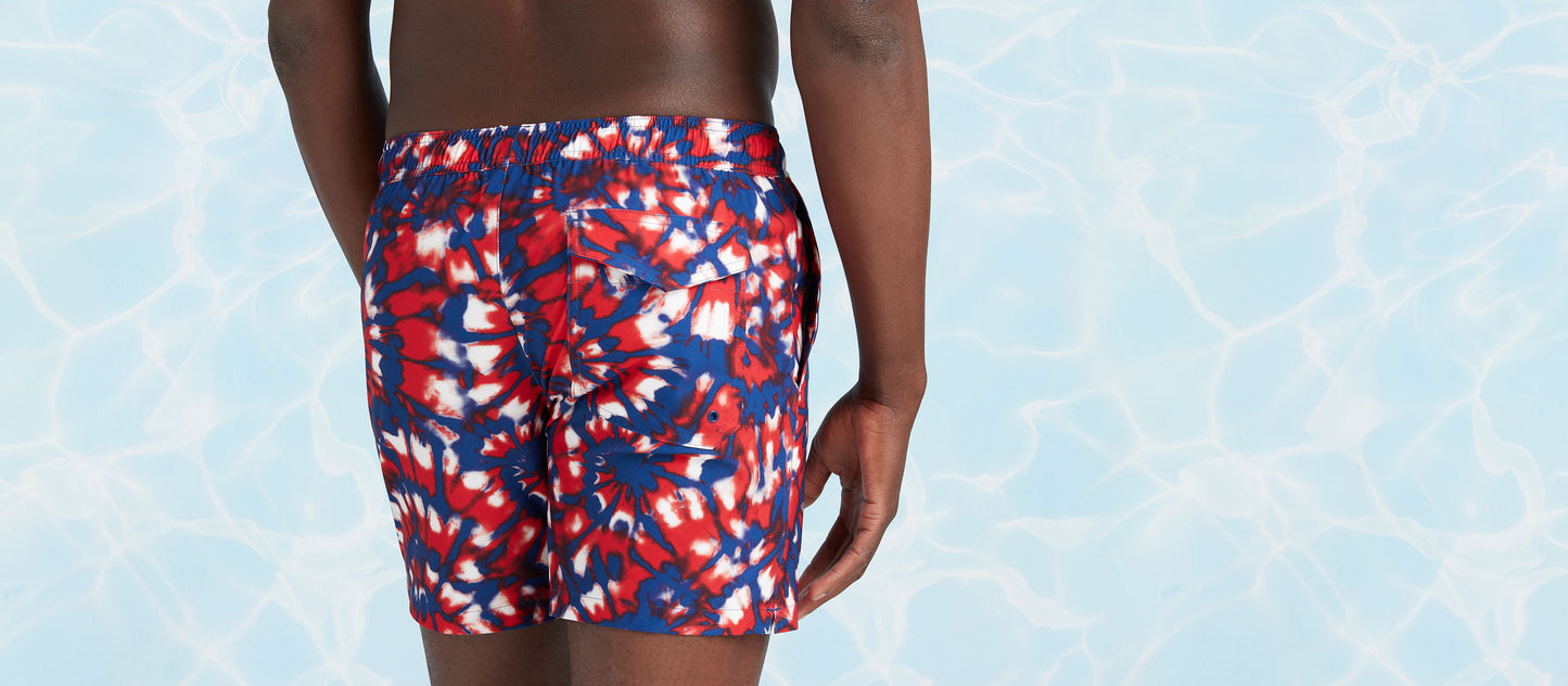 6" Swim Trunk 1.0 | Americana Tie Dye