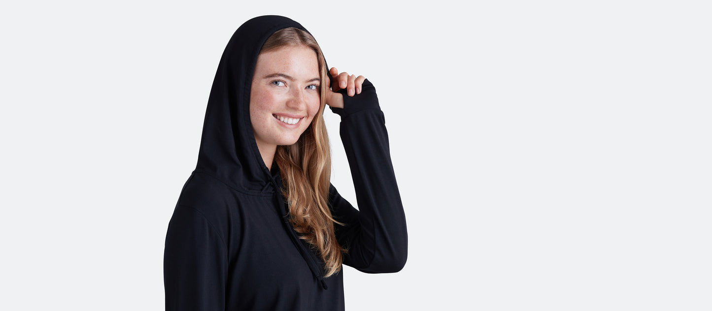 Women's Pullover Hoodie | Black