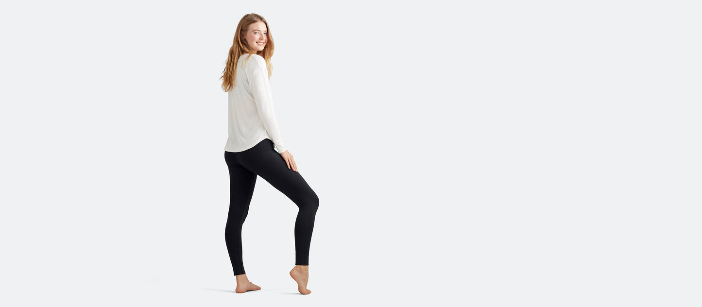 Women's Long Underwear | Black