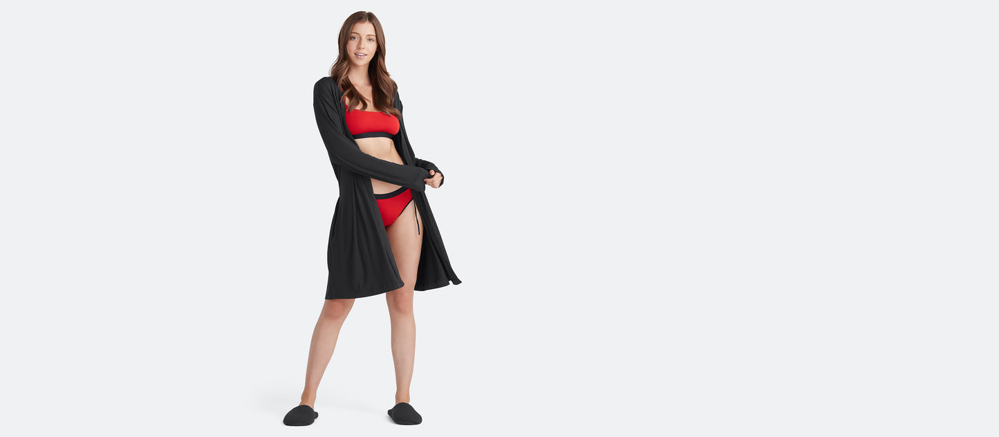 Women's Modal Robe | Black