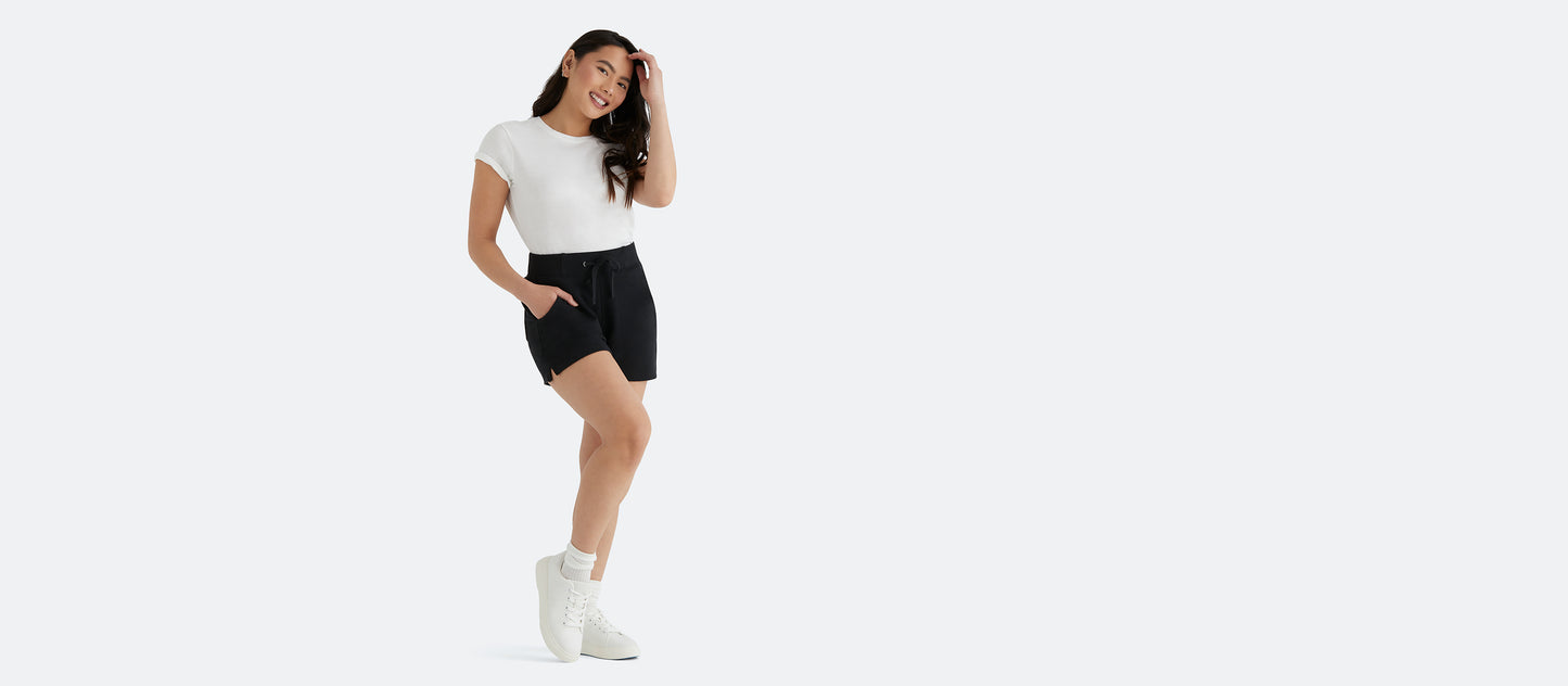 Women's French Terry Shorts | Black