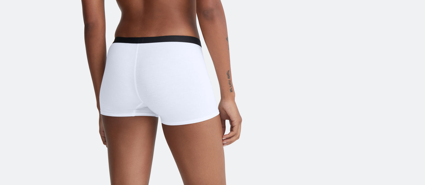 Boyshort | White