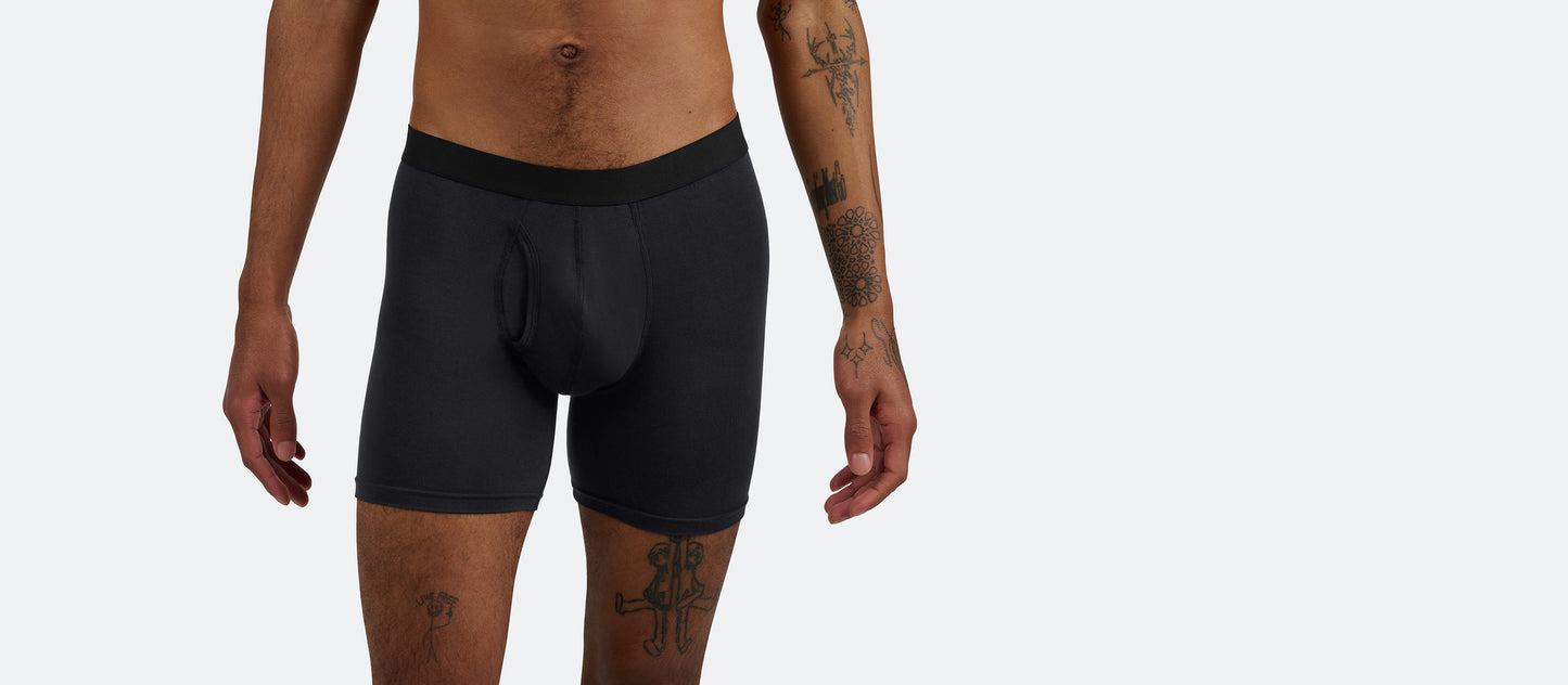 The Ball Caddy™ Boxer Brief w/ Fly | Black