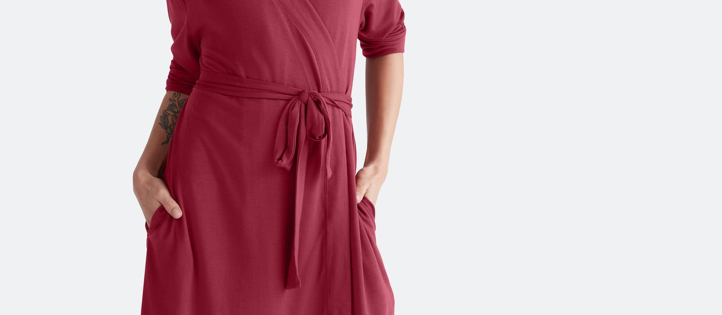 Women's Modal Robe | Cabernet