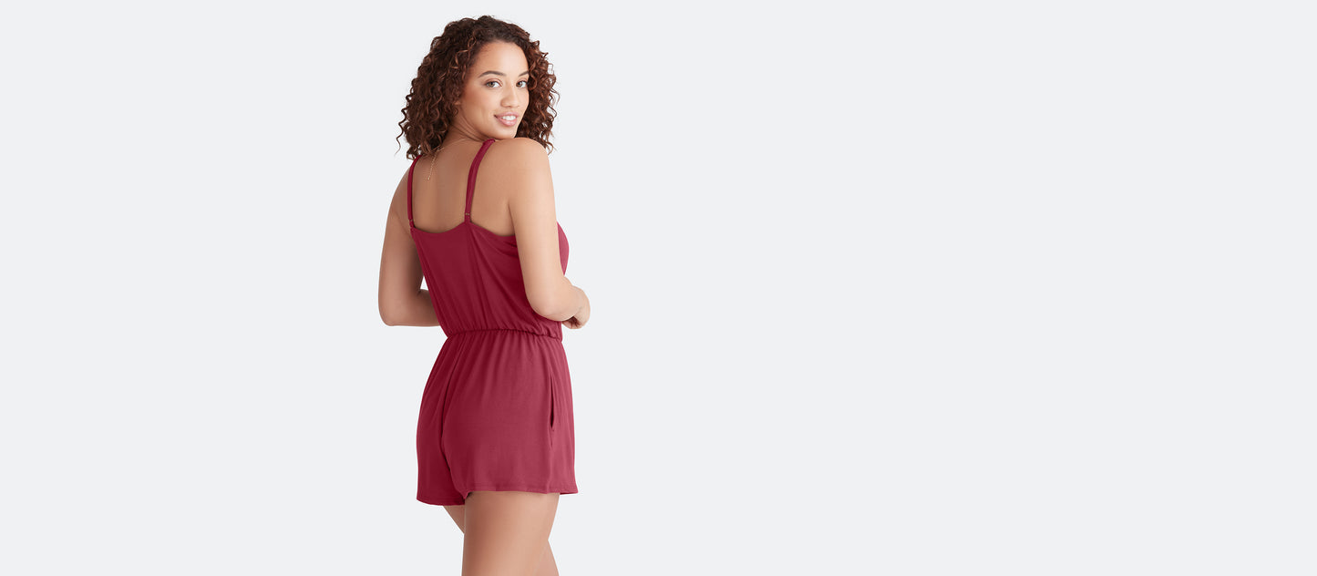 Women's Romper | Cabernet