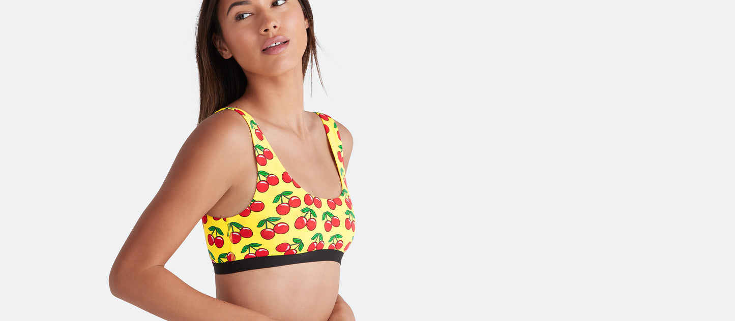 U-Back Bralette | Cherries