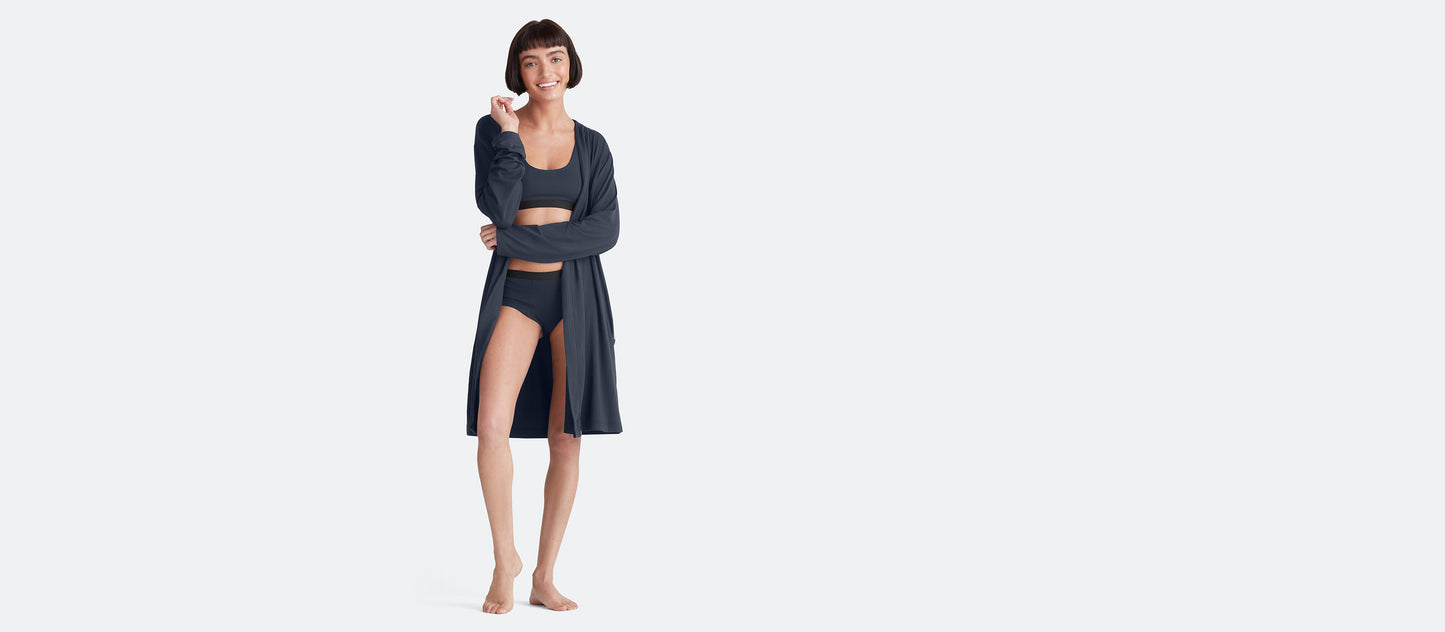 Women's Modal Robe | Dark Sapphire