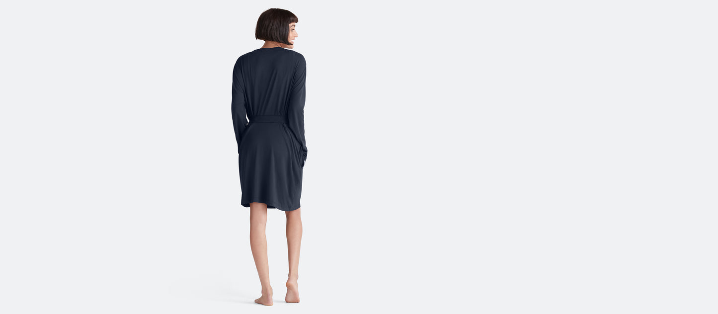 Women's Modal Robe | Dark Sapphire