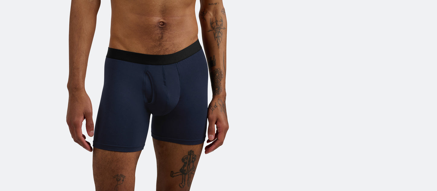 The Ball Caddy™ Boxer Brief w/ Fly | Dark Sapphire