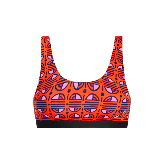 U-Back Bralette | GeoStripe