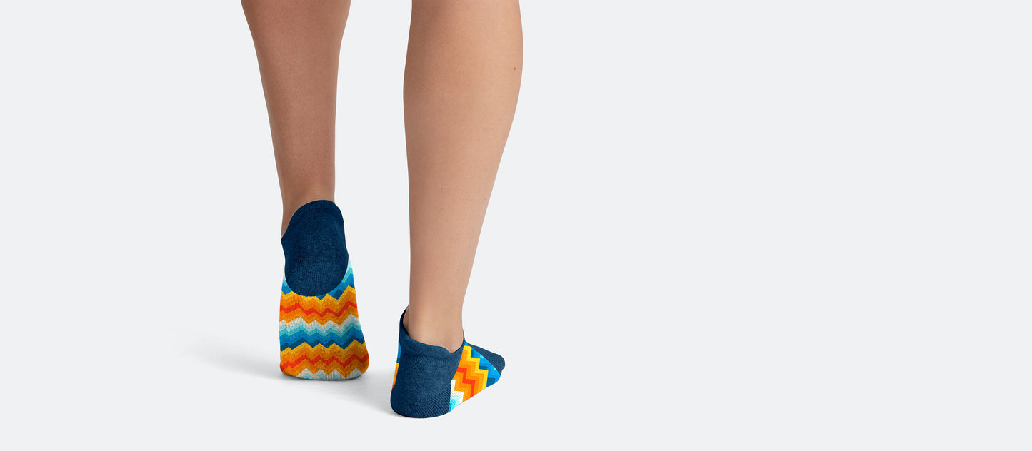 Ankle Sock | Groovy Chevron