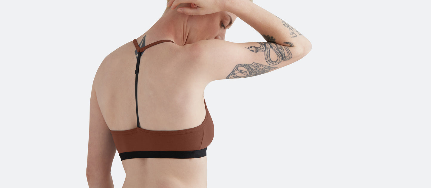 T-Back Bralette | Walnut Shell