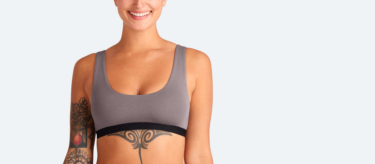 U-Back Bralette | Grey