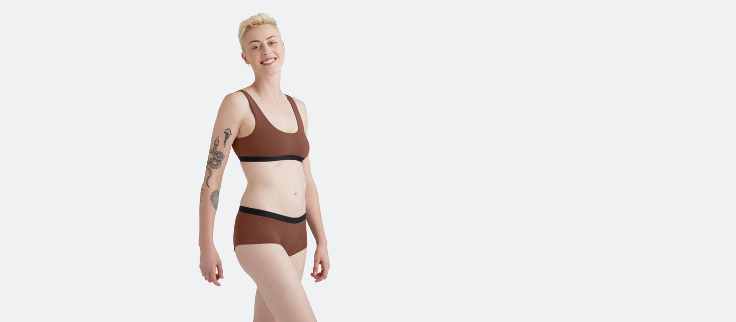 U-Back Bralette | Walnut Shell