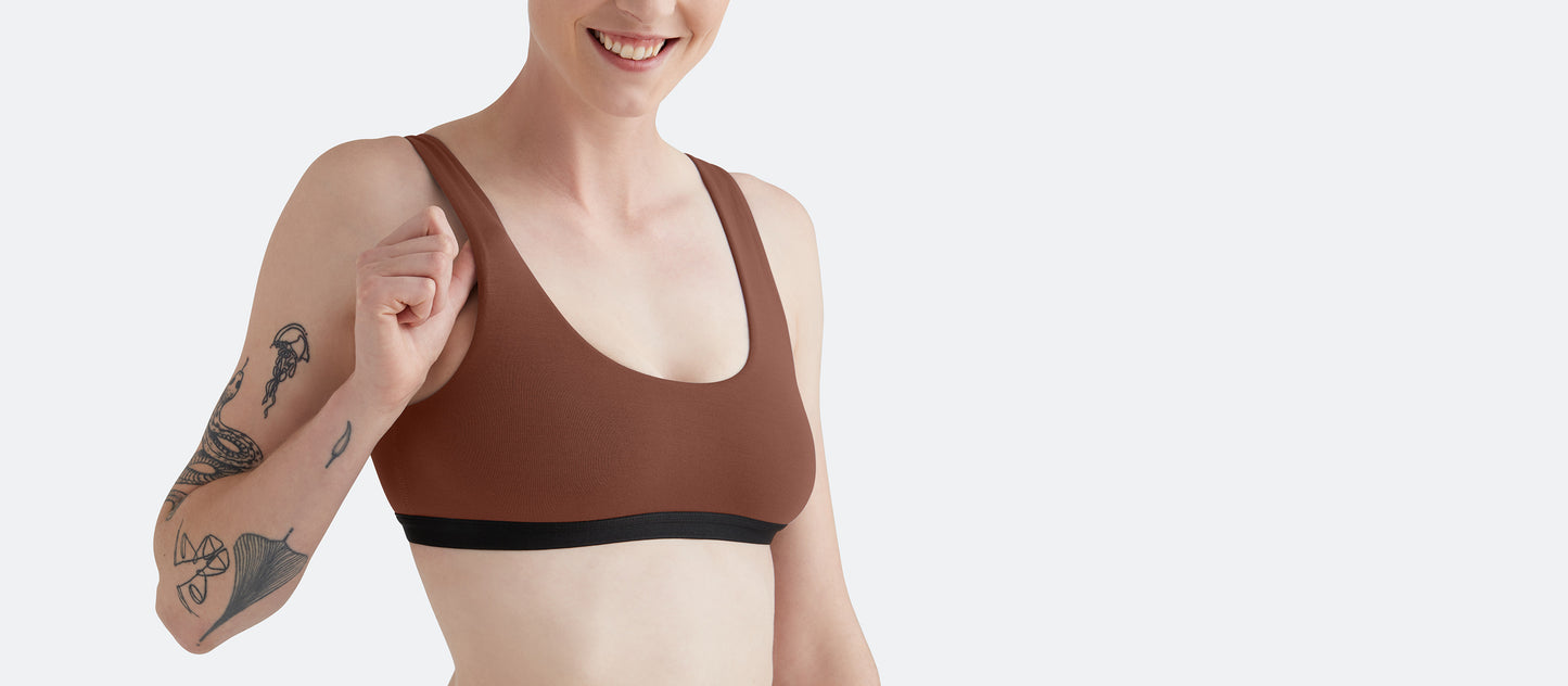 U-Back Bralette | Walnut Shell