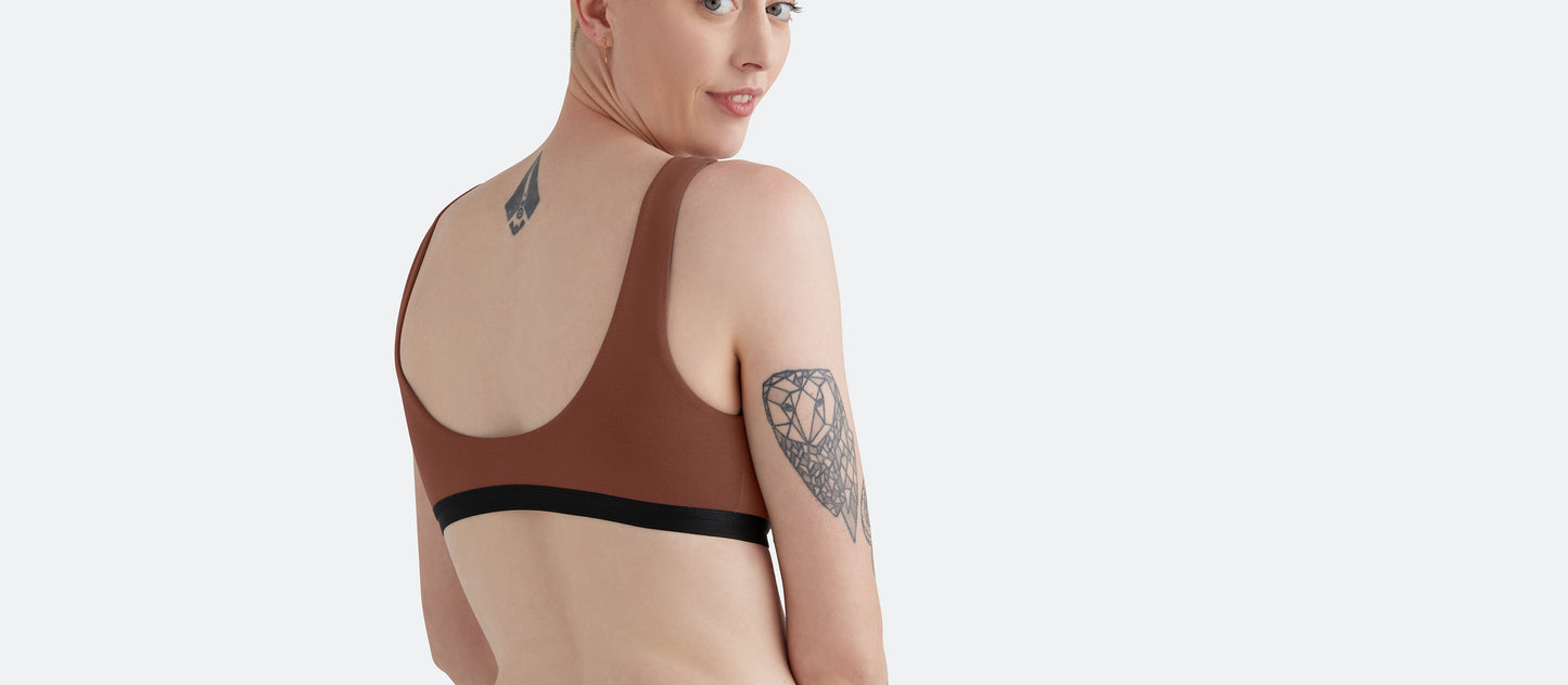 U-Back Bralette | Walnut Shell