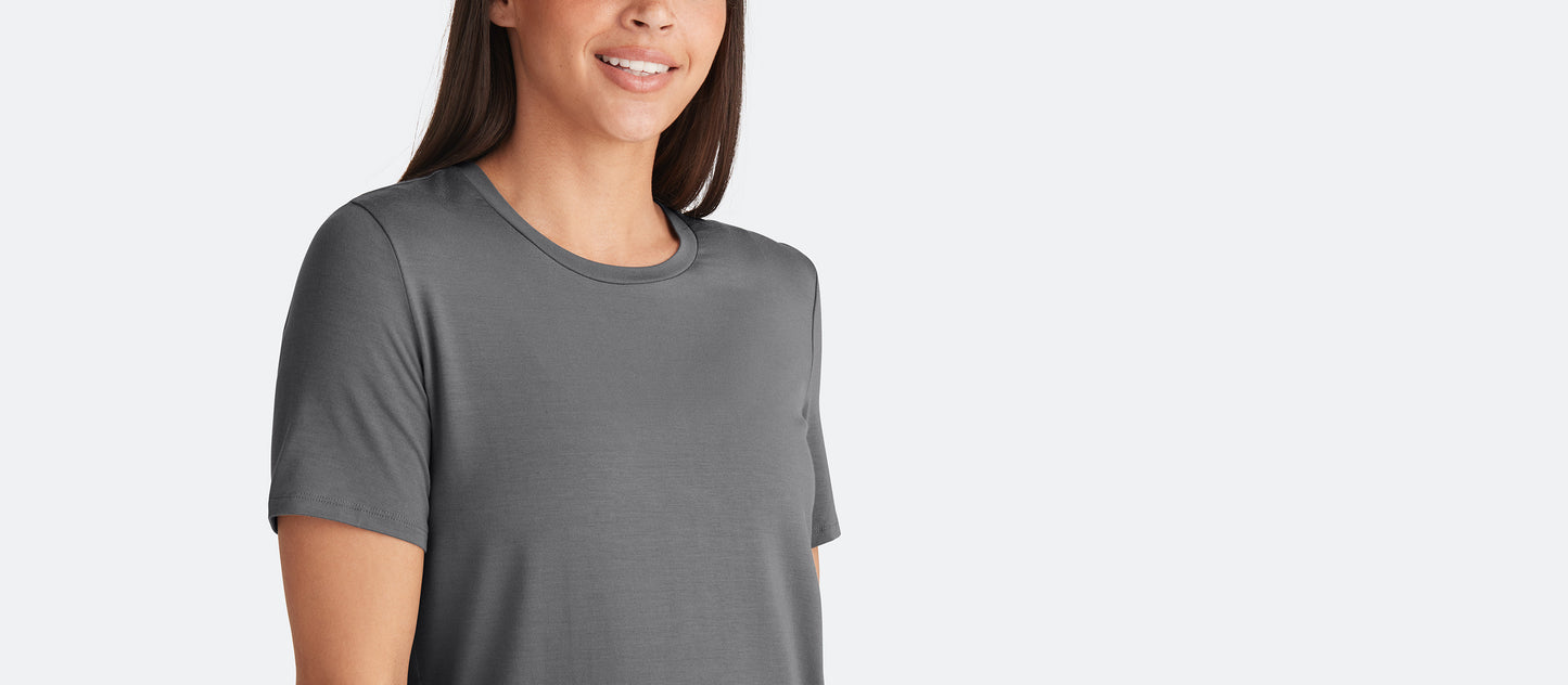 Women's Modal Crew Tee | Grey