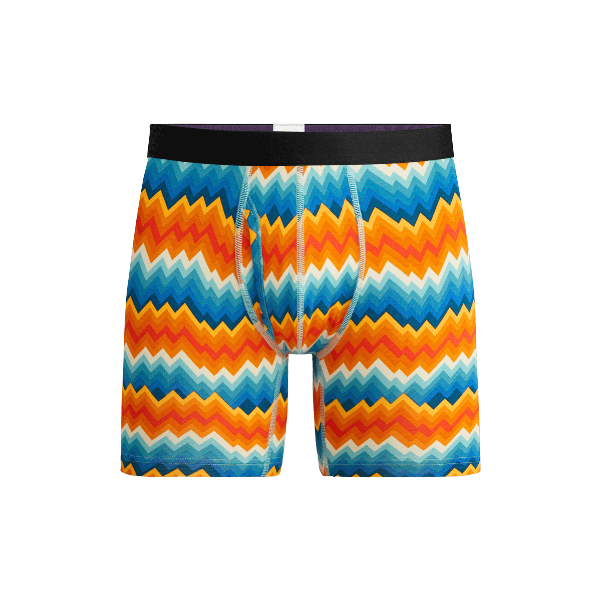 Boxer Brief w/ Fly | Groovy Chevron