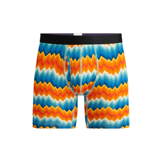 Boxer Brief w/ Fly | Groovy Chevron