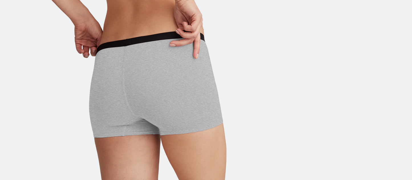 Boyshort | Heather Grey