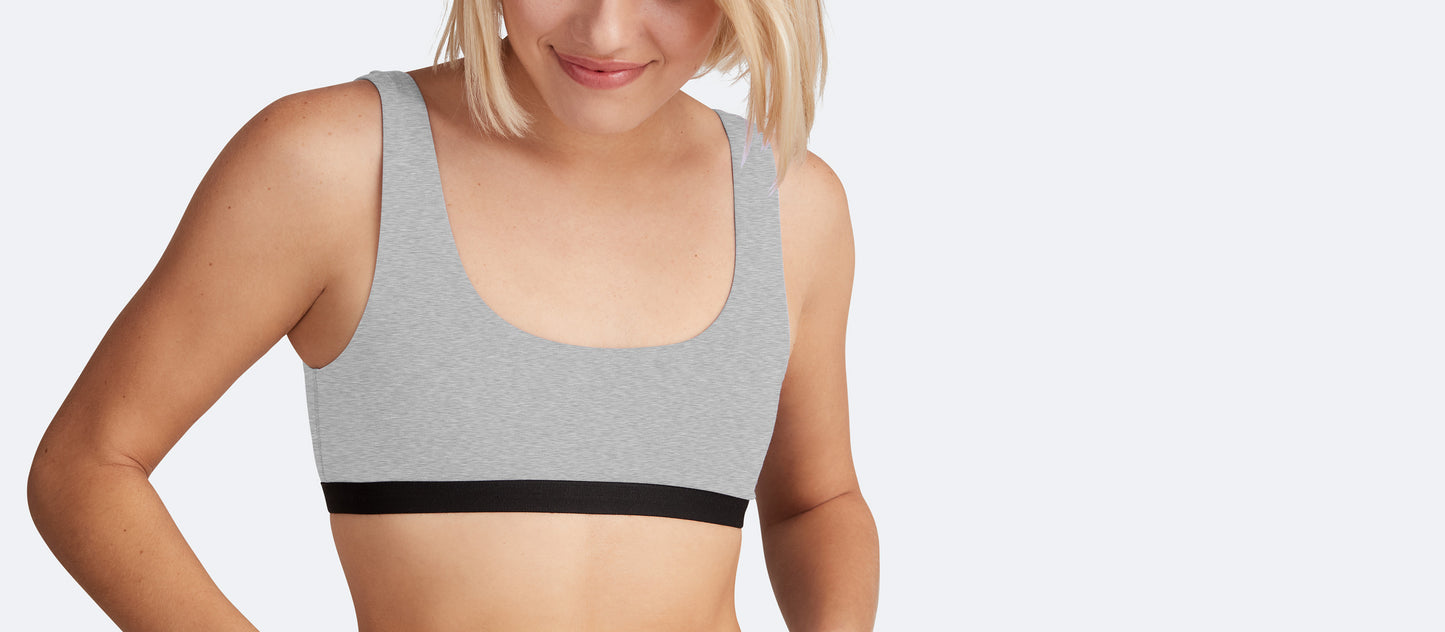 U-Back Bralette | Heather Grey