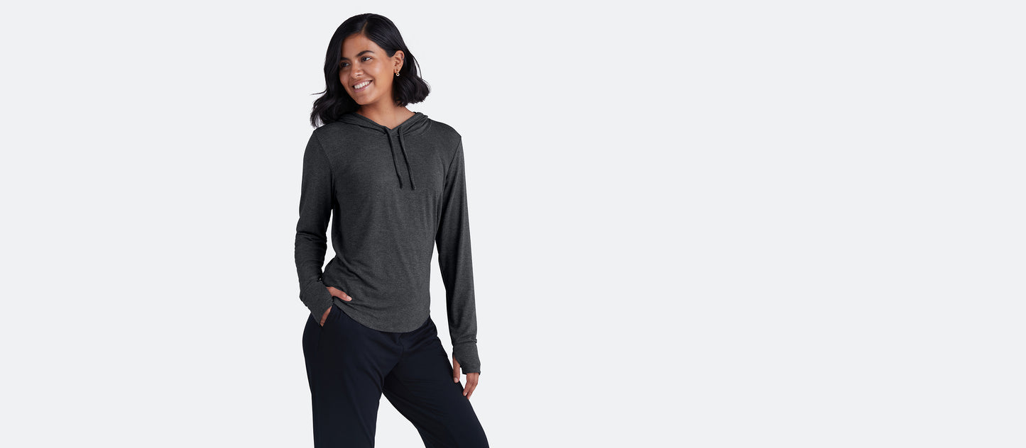 Women's Pullover Hoodie | Heather Charcoal