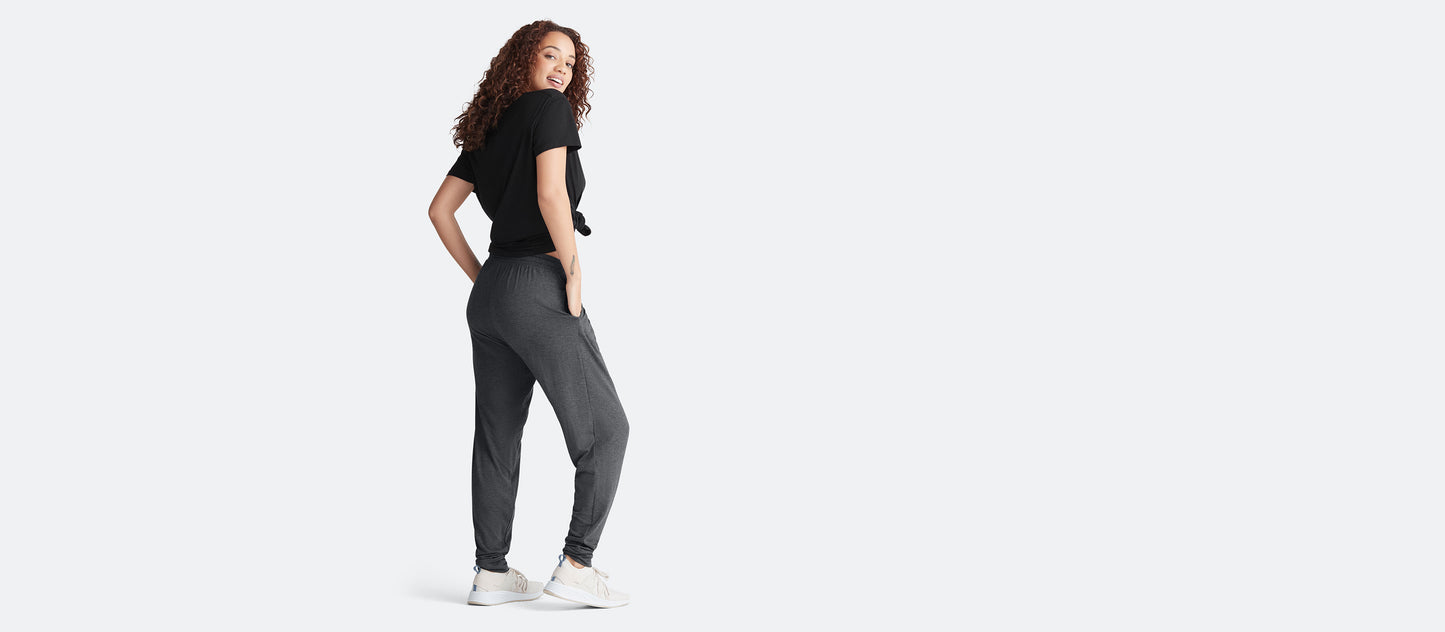 Women's Modal Jogger | Heather Charcoal