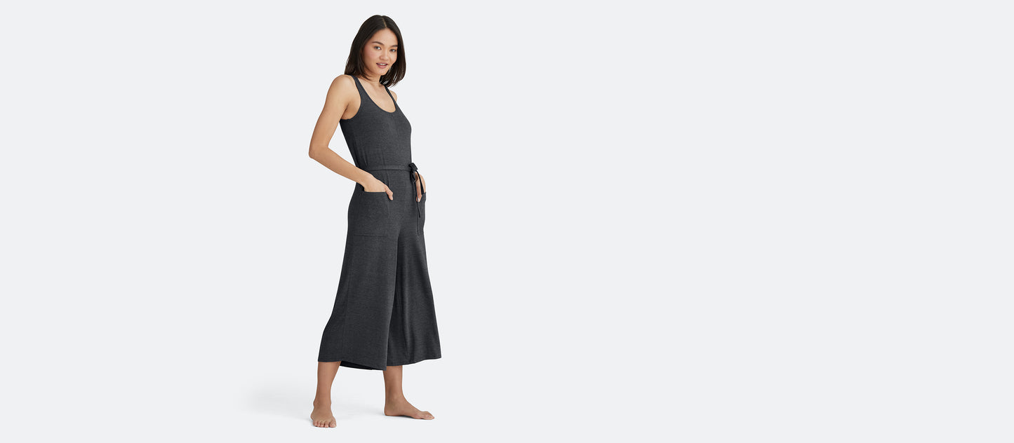 Women's Modal Jumpsuit | Heather Charcoal