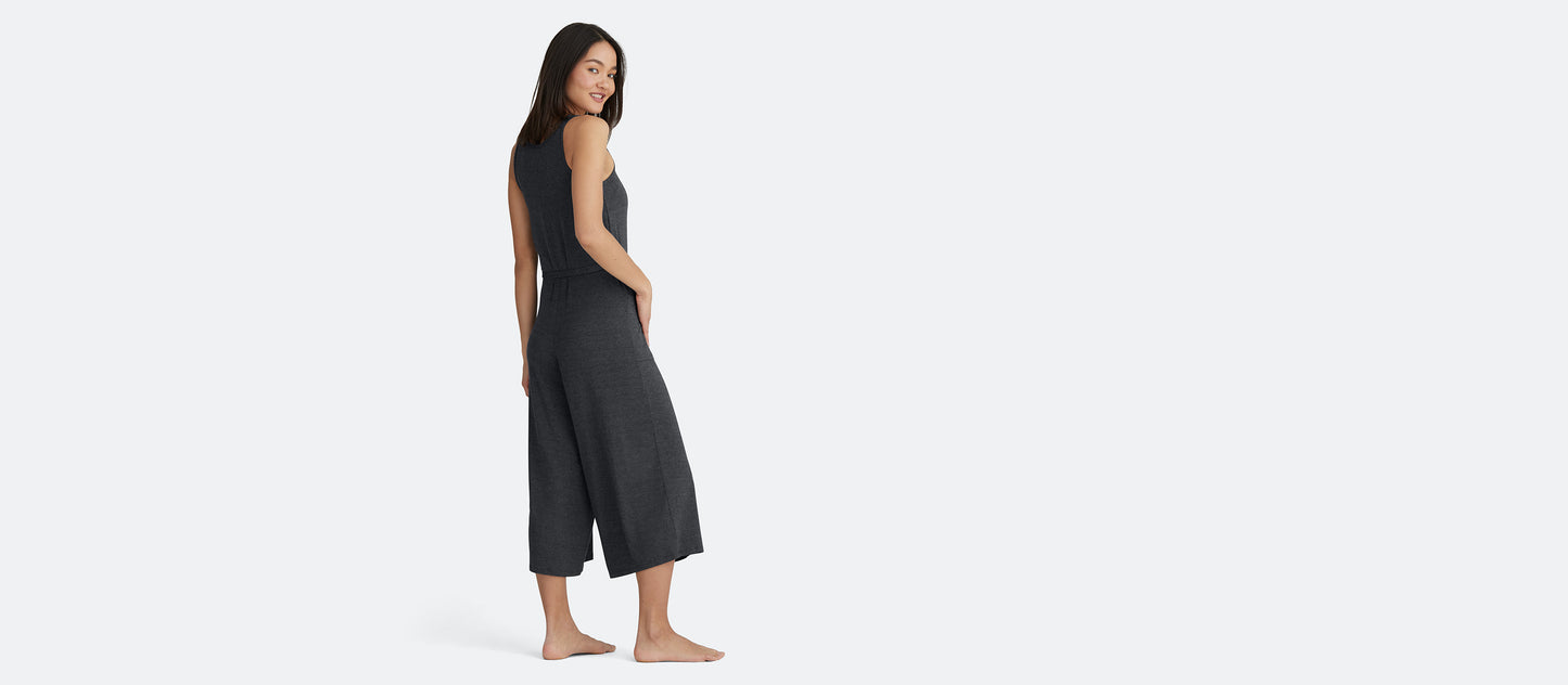 Women's Modal Jumpsuit | Heather Charcoal