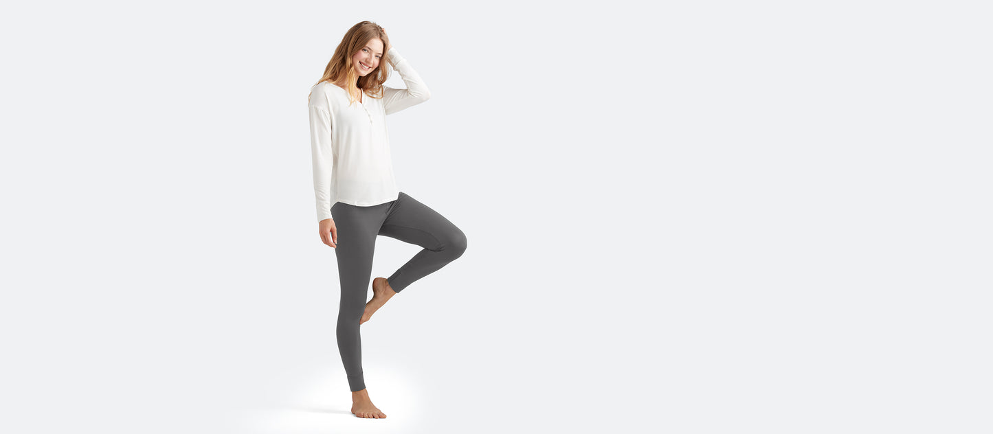 Women's Long Underwear | Heather Charcoal