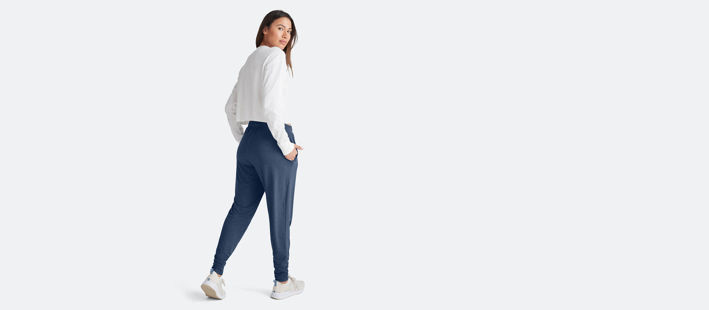 Women's Modal Jogger | Heather Navy