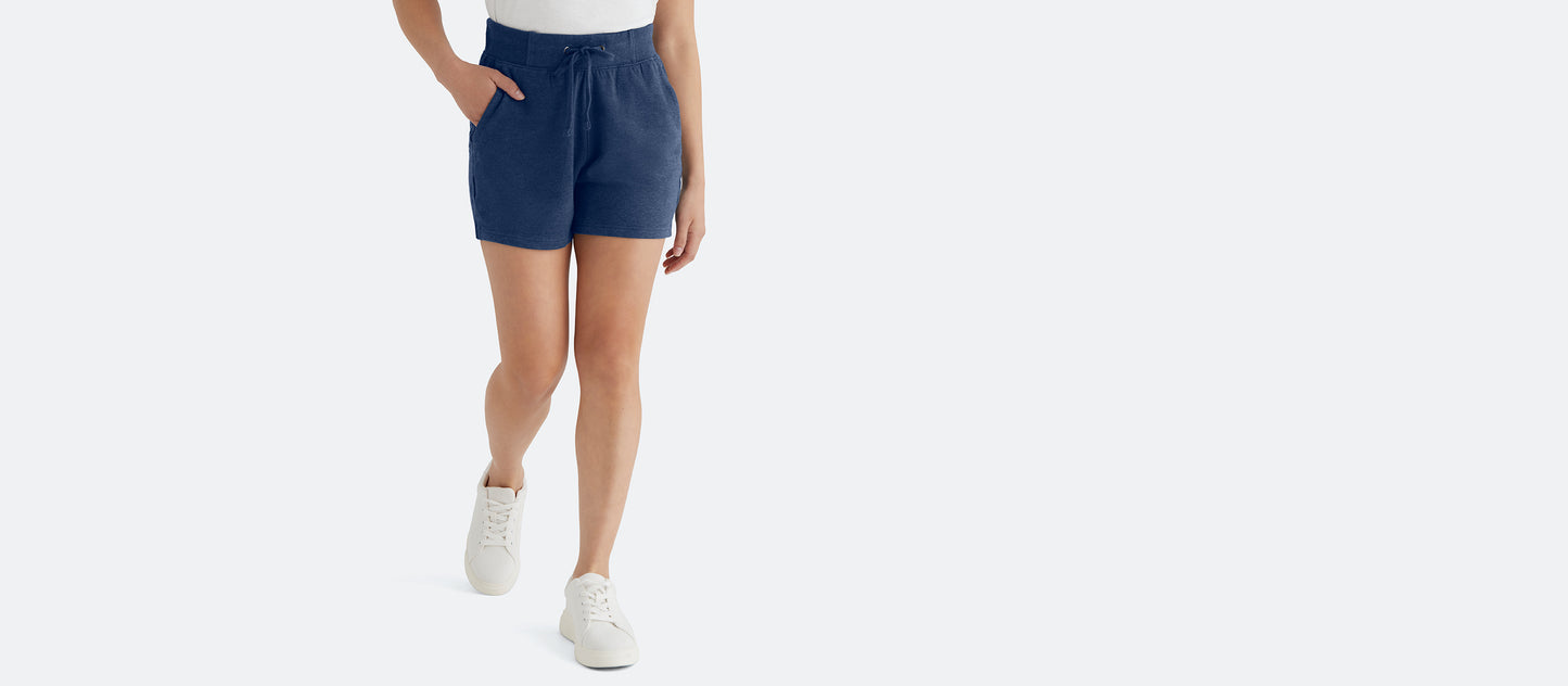 Women's French Terry Shorts | Heather Navy