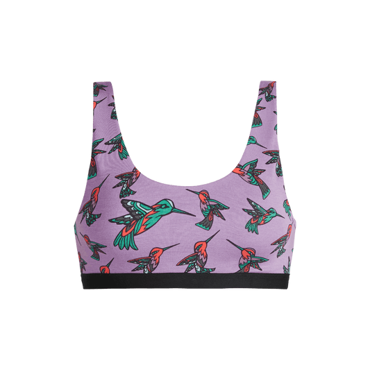 U-Back Bralette | Hummingbirds