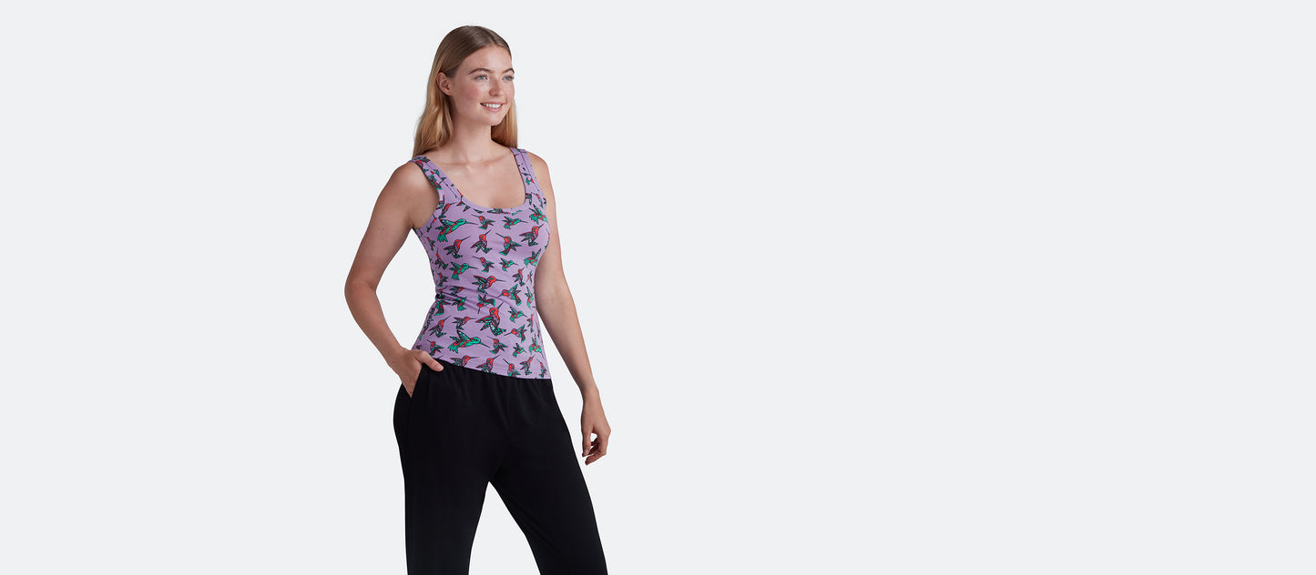 Women's Modal Tank | Hummingbirds