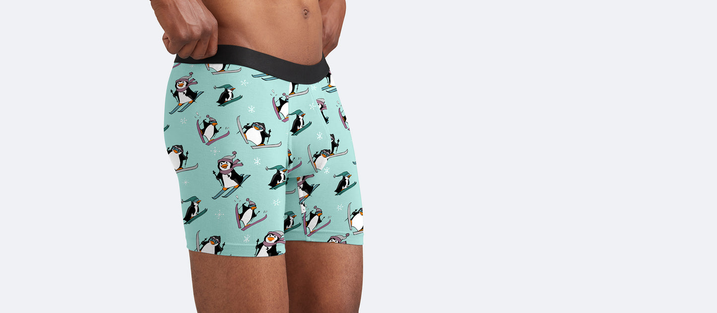 Boxer Brief | Penguins on Skis