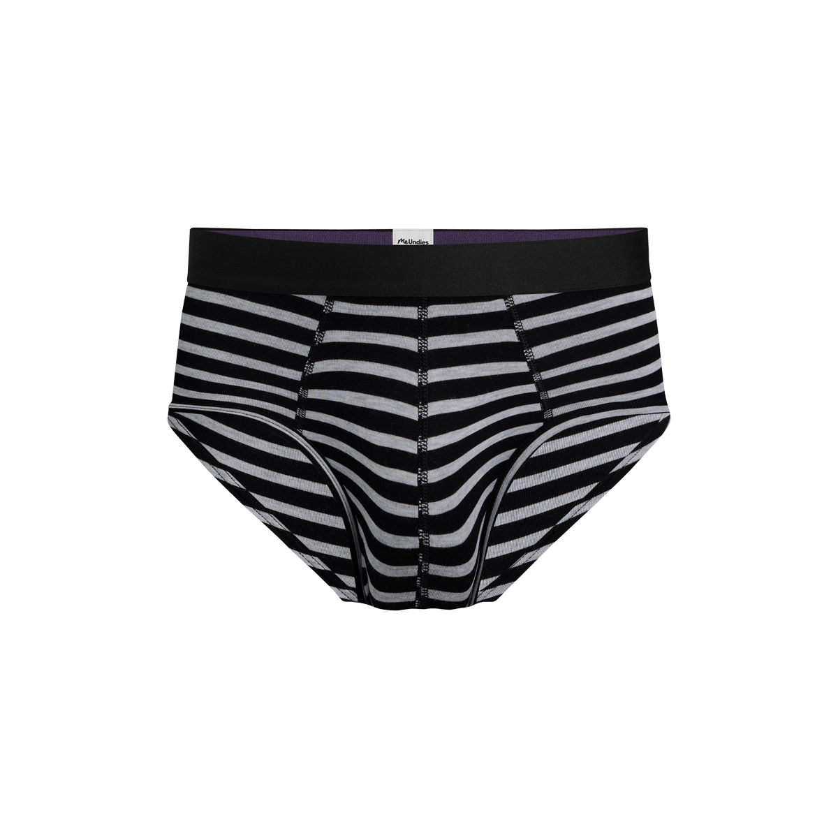 Brief | Heather Grey Stripes