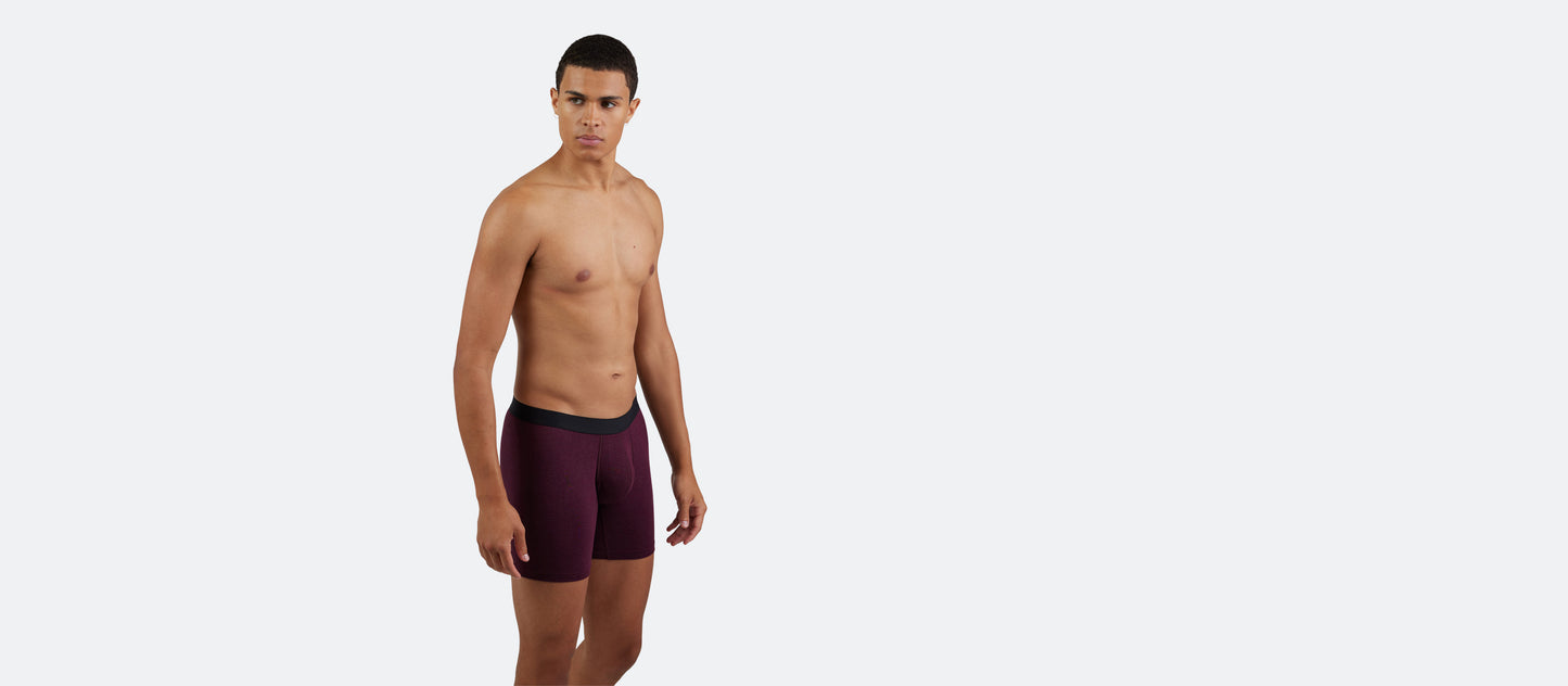 Boxer Brief | Heather Wine