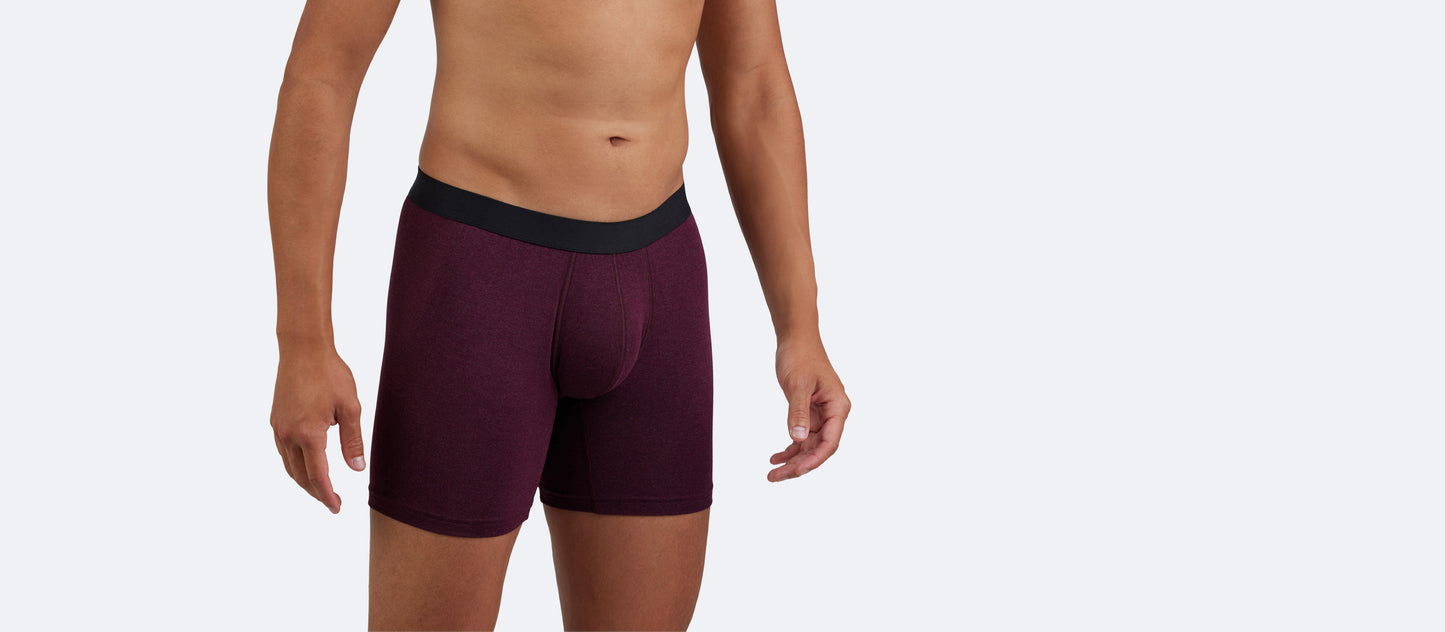 Boxer Brief | Heather Wine