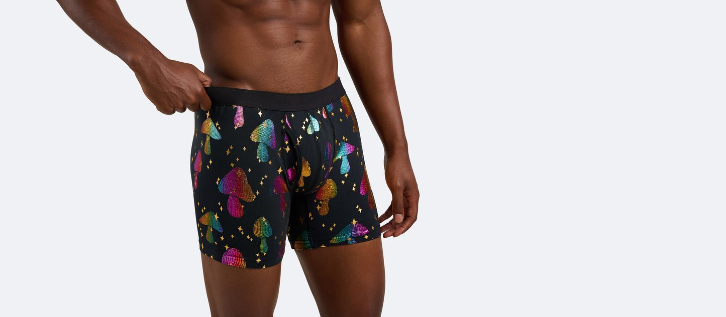 Boxer Brief w/ Fly | Disco Shrooms