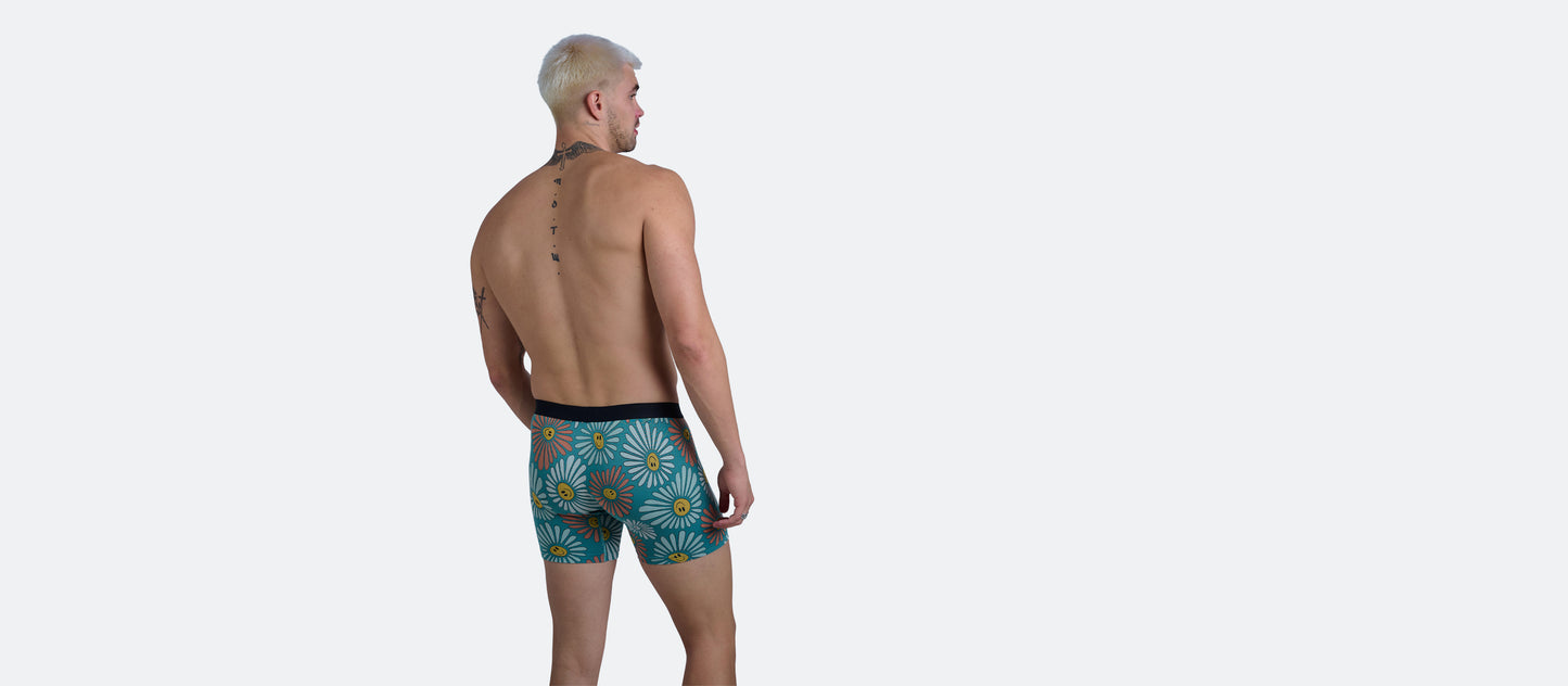 Boxer Brief w/ Fly | Disco Daisies