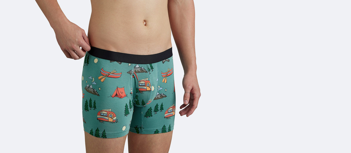 Boxer Brief w/ Fly | Happy Camper