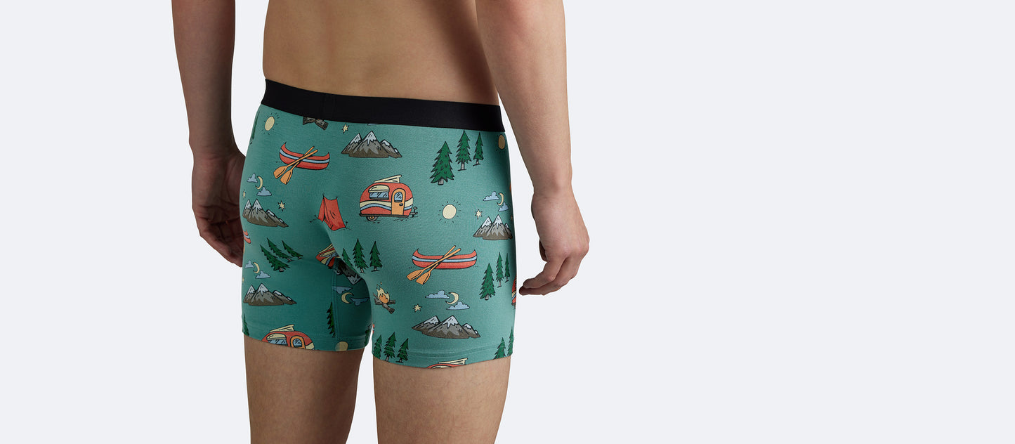 Boxer Brief w/ Fly | Happy Camper