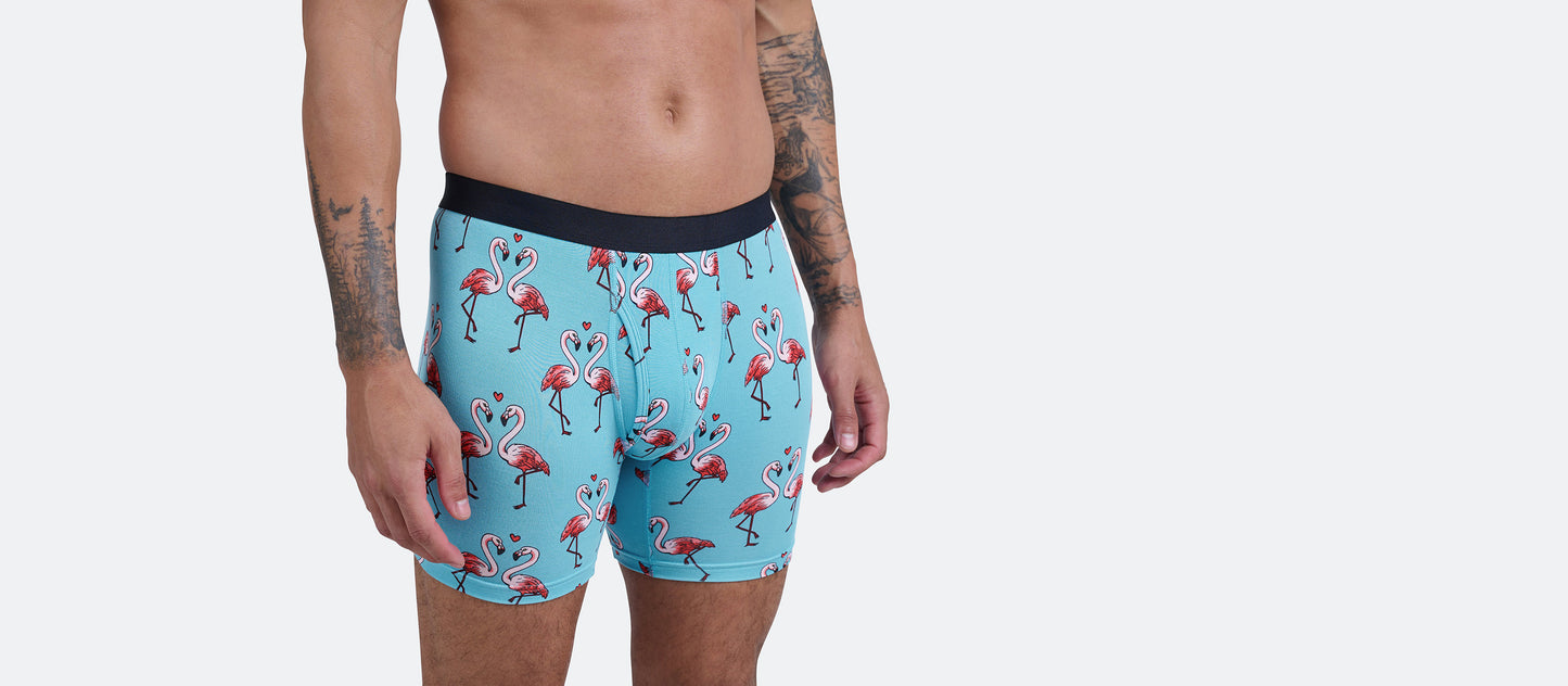 Boxer Brief w/ Fly | Love Birds